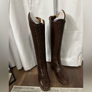 NWOT - Premier Equine Lace Up Tall Riding Boot